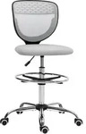 Vinsetto B&uuml;rostuhl Ergonomisch Schreibtischstuhl mit verstellbar Fu&szlig;ring -...