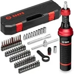 Drehmomentschraubendreher Set 64-teilig 1-6 Nm mit T-Griff, 1/4 Zoll Bits f&uuml;r
