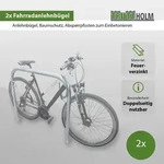 2 x Fahrradanlehnb&uuml;gel 115 x 99 cm Stahl feuerverzinkt &Oslash; 49 mm Einbetonieren