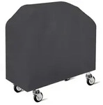 Grill Abdeckhaube Regendicht 210D Wasserdicht UV-best&auml;ndig 100x60x150cm Schwarz