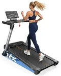 YOSUDA Zusammenklappbares Elektrisches Laufband 1-14km/h | 18% Elektrische...