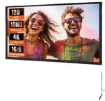 VEVOR Au&szlig;enleinwand mit St&auml;nder, 381 cm tragbare Leinwand, 16:9 HD Weitwinkel