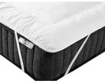 BELIANI Matratzentopper Wei&szlig; Mikrofaser 160 x 200 cm Antiallergisch Weich...