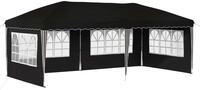 vidaXL Pop-up Partyzelt 575 x 289 x 245 cm Schwarz