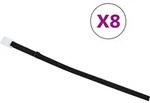 vidaXL Universal-Befestigungsb&auml;nder f&uuml;r Pool-Aufroller 8 Stk. 1,8 m