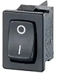Bachmann 924.185, Wippschalter, 2P, Schwarz, 250 V, 10 A - Schwarz