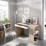Schreibtisch Dfalc, Mehrzweckschreibtisch f&uuml;r B&uuml;ro oder Schlafzimmer, linearer