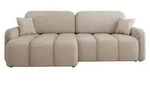 MIRJAN24 Ecksofa Carlos, Wohnzimmer Eckcouch mit Bettkasten und Schlaffunktion,