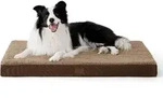 Orthop&auml;disches Hundebett 91x69x8cm Braun Waschbar f&uuml;r Gro&szlig;e Hunde - Braun
