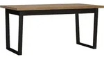 Esstisch ausziehbar 160-240 cm BRISTOL-129 in Catania Eiche Nb. mit schwarz,...