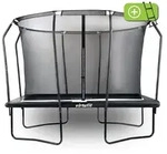 Premium-Trampolin mit Sicherheitsnetz &ndash; rechteckig &ndash; 213 x 305 cm - Schwarz