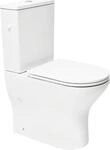 SAT Brevis sp&uuml;lrandlos Stand-WC Kombi-WC mit erh&ouml;hter Sitzfl&auml;che 48 cm...