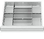 STIER Schubladeneinteilung Metalleinteilung BLH 100/125 mm Innenma&szlig; 500x450 mm...