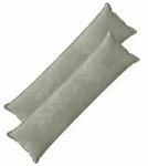 vidaXL Kissenbezug 2 stk. HOUTEN Gr&uuml;n 40 x 145 cm Chenille-Stoff - Gr&uuml;n