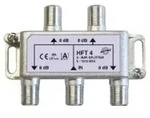 Astro HFT 4, Kabelsplitter, 5 - 1218 MHz, Silber, Weiblich, 7,3 dB, 1 St&uuml;ck(e)