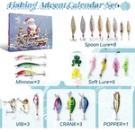 Angel Adventskalender 2026 f&uuml;r M&auml;nner, 24 Angelk&ouml;der Set, Weihnachtskalender