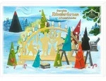 Crottendorfer R&auml;ucherkerzen-Adventskalender - Motiv 2026 - Querformat (31cm)...