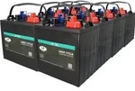 8x Traktionsbatterie Landport LP 105 6V 225Ah Deep Cycle (48V)