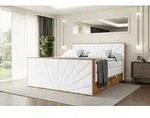 ALTDECOR Boxspringbett mit Matratze und Lattenrost, Topper,...