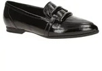 Gabor Damenschuhe 3019 spitz Echtleder schwarz gl&auml;nzend Absatz ca. 1cm Weite G