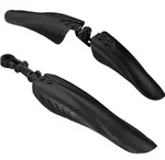 Relaxdays Schutzblech Set, Spritzschutz f&uuml;r vorn & hinten, f&uuml;r R&auml;der mit...