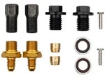 Jagwire Pro Quick-Fit Adapter Shimano Schwarz/Gold - Hydraulik-Anschlussset - Gold