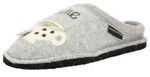 Haflinger Hausschuhe Hausschuhe Wolle - Grau - 36