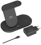 Power Paket, 45W Adapter, 3-in-1 Ladestation & USB-C Kabel - Schwarz