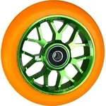 Fantic26 Spy7 Stunt-Scooter Rolle 110mm Abec11 Gr&uuml;n/Pu Orange - Gr&uuml;n/Orange