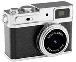 Denver DMC-1203B, 12 MP, 1920 x 1080 Pixel, CMOS, Full HD, Schwarz, Silber -