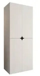 MIRJAN24 Kleiderschrank Espresso 90, Kleiderschrank, Garderobe (Farbe: Wei&szlig;,