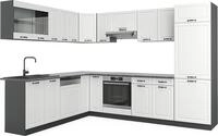 Eckk&uuml;che Vicco R-Line Wei&szlig; Landhaus/Anthrazit 287 x 227 cm, AP Anthrazit,...