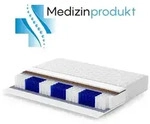 Taschenfederkernmatratze 140x200cm MEDIRO CORE 26 cm H&ouml;he &ndash; 7 Zonen H2 H3