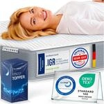 ELONEO Viscoelastischer Matratzen Topper 160x200cm, Matratzentopper mit Memory...