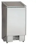 Combisteel M&uuml;lleimer mit Fu&szlig;pedal aus Edelstahl 60 Liter