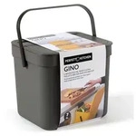 Gino Organischer Abfalleimer, 7 l, Anthrazit - Grau