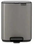 Brabantia Bo, 7 l, Rechteckig, Stahl, Platin, Kunststoff, Terrasse - Silber