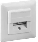 Goobay CAT 5e Unterputzdose (UP), 2x RJ45 Netzwerkdose, geschirmt, Wei&szlig; - Wei&szlig;