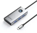 Orico PW11 6-in-1 USB-C Dockingstation (3x USB-A 3.0, 1x USB-C PD 100W, 1x HDMI...
