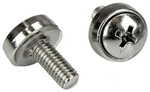 StarTech.com 20er-Pack M5 12mm Schrauben, K&auml;figmuttern und Werkzeug f&uuml;r 19...