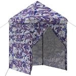 vidaXL Pop-up Pavillon mit 4 Seitenw&auml;nden 2 x 2 m Blaue Camouflage