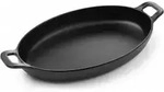 HENDI Pfanne Oval Little Chef 155x80x37 mm Schwarz melamine - Schwarz