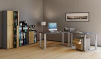 VCM VCM Holz Schreibtisch | Eckschreibtisch schlicht | 160x160 | L Form links...