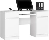 AKORD Furniture Factory IP0PBIUBIA003, Gerade, Rechteckige Form, Matt, Wei&szlig;, 2