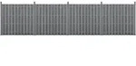 WPC Gartenzaun Sichtschutz Windschutz Lamellenzaun Zaun 747x185cm Grau [.holz]...