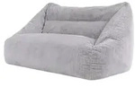 Icon Cecilia Cord Sitzsack Sofa mit F&uuml;llung, Sofa 2 Sitzer, Grau - Grau
