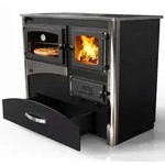 Kaminofen mit Backfach und Herdplatte ABC Concept 2 Air Links Mehrfachbelegung