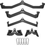 VEVOR LAT Pulldown Aufs&auml;tze, Kabelmaschine Ruder T-Bar V-Bar 5 Set, Trizeps