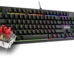 MSI Forge GK320 Red &ndash; IT-Gaming-Tastatur, mechanisch, RGB, Hot-Swap, italienisches