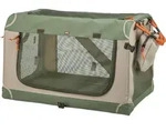 TRIXIE Faltbare Hundebox Comfy mit abnehmbarer Au&szlig;entasche und Netzstoff - 51,9 &times;